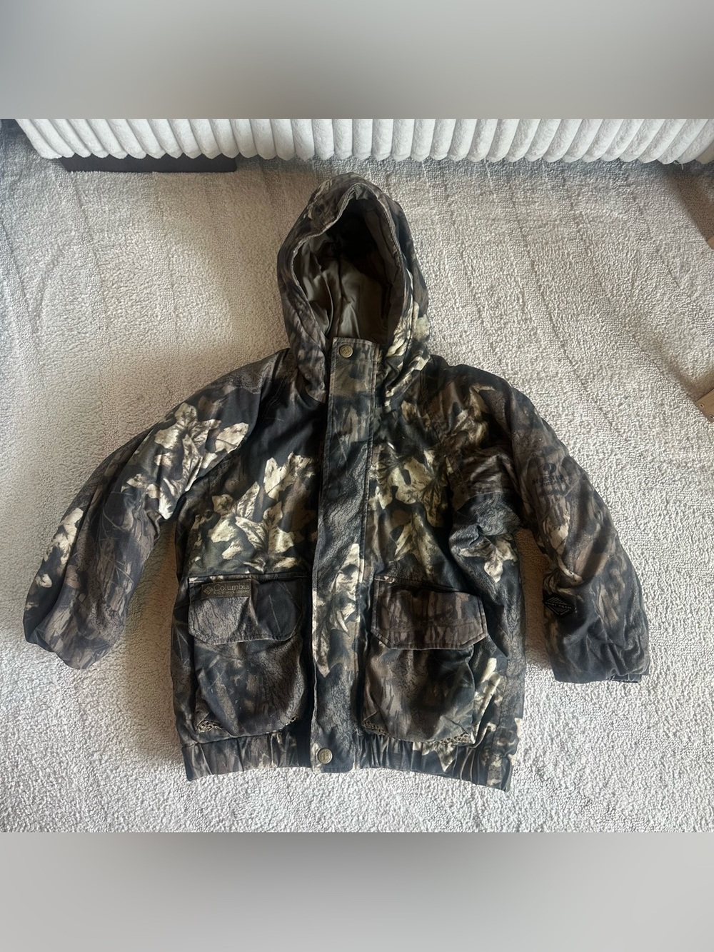 Columbia Boys Omni Tech Waterproof Camouflage Jacket